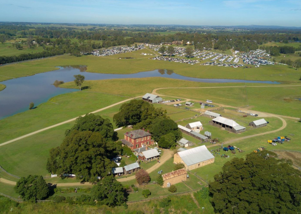 Tocal Field Days 2026 aerial view