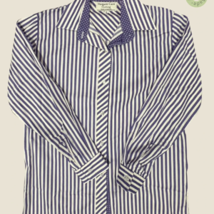 #405 – A clean and sharp combination of deep purple and white vertical stripes. This cl