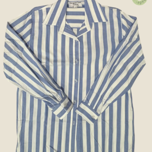 #407 – Light blue and white stripes shirt