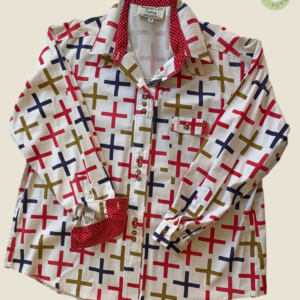 #182 – Variation – Heavyweight off-white cotton with a durable, denim-like feel, featur