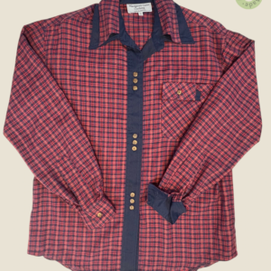 #115 – This warm and soft shirt is crafted from a thin, flannelette-like brushed cotton